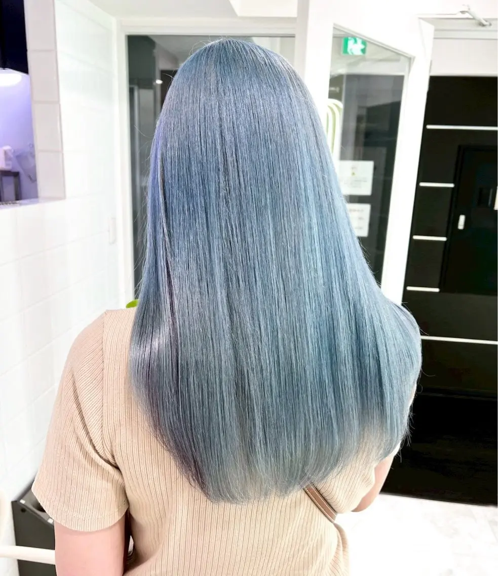 ロング カラー ヘアアレンジ ヘアカラー 💓色落ちまで綺麗な 垢抜けカラー💓のヘアスタイル