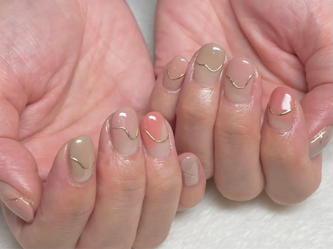 ネイル フレンチネイル riri-nail Rie Endoのネイルデザイン