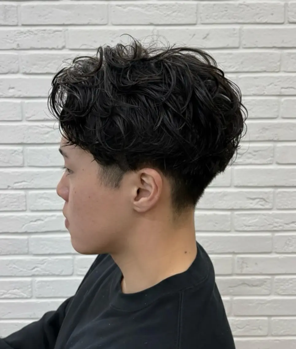 パーマ メンズ 池袋駅徒歩4分 hondaのヘアスタイル