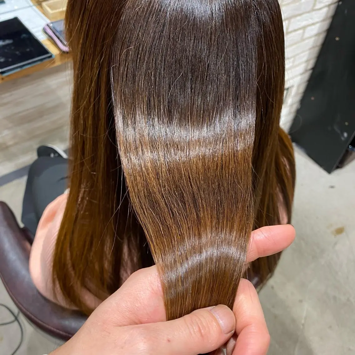 似合わせカット+リンゴ🍎ヘアリセットコース❗️の写真