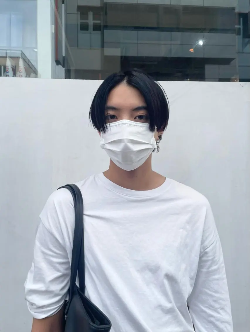メンズカット+ストレートの写真