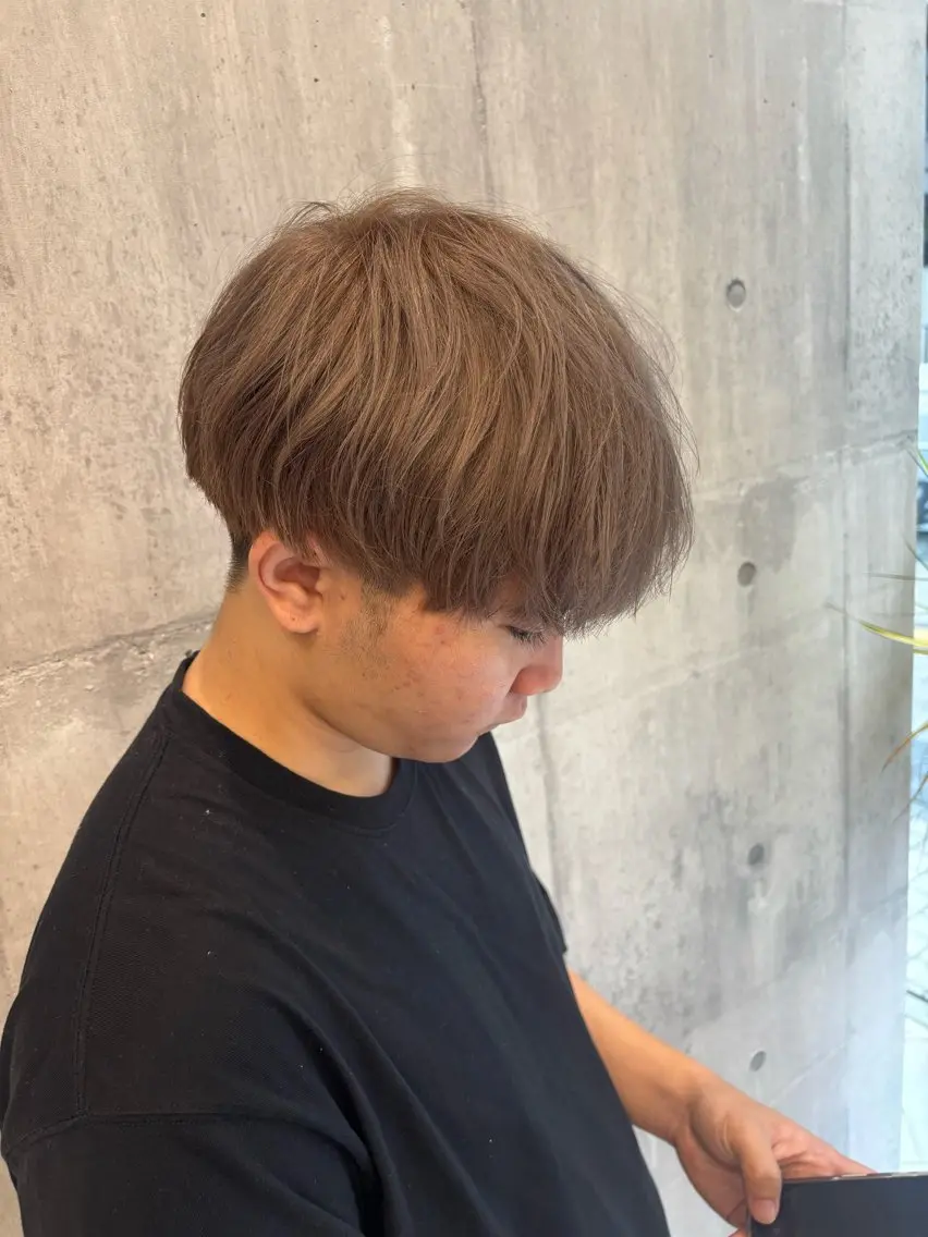 カラー メンズ カット カット 柳場 愛のヘアスタイル