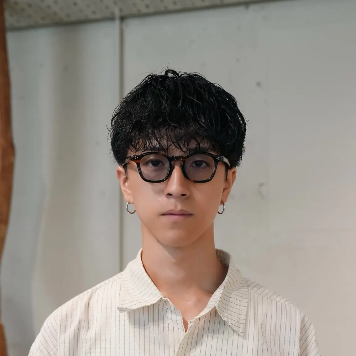 パーマ メンズ メンズショート タチカワユウキのヘアスタイル