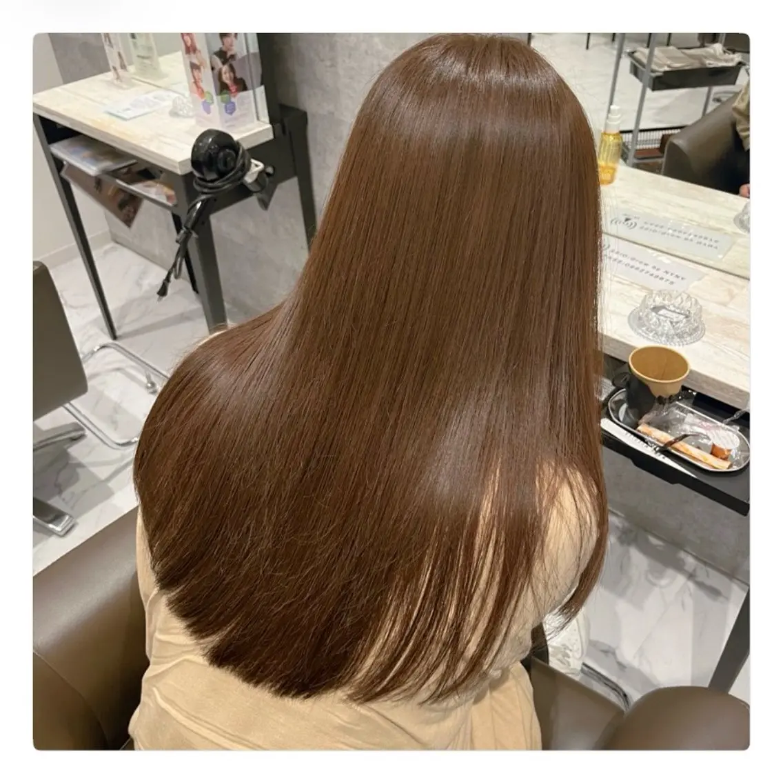 ロング ヘアカラー トリートメント Grow by NYNY 田代 紀恵のヘアスタイル