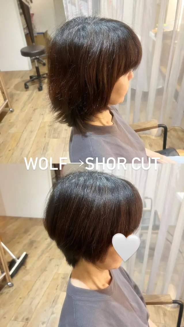 ショート カラー/カット 🕊‎佐藤友奈‎🤍のヘアスタイル