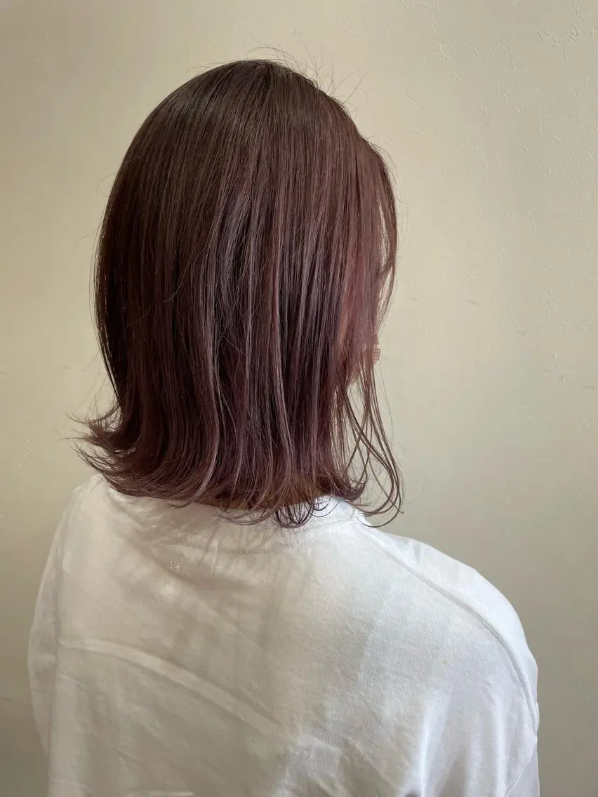 💫人気No.1💇♀️選べるカラー✂︎イルミナカラーorスロウカラー+似合わせカット+保湿トリートメント💫の写真