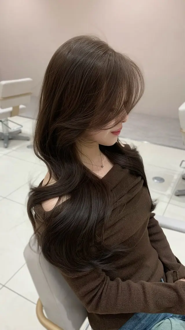 ロング ヘアアレンジ ヘアセット レイヤーカット/ 小塩 萌々香のヘアスタイル