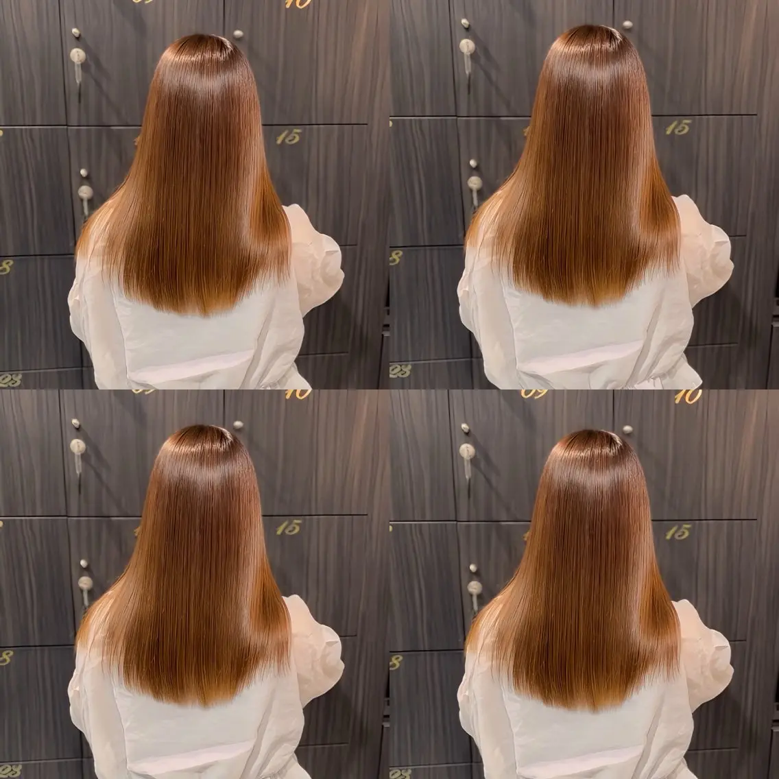 セミロング カット ヘアカラー 縮毛矯正 トリートメント 【溝の口の艶髪の神様 】EARTHのヘアスタイル