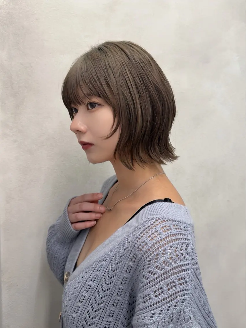 カラー ブリーチ 透明感カラー ハイトーンカラー レイヤー／ハイトーン 🍎森貝洋亮🍎のヘアスタイル