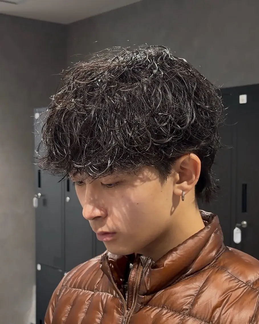 メンズ 「曲がる縮毛矯正」 メンズパーマ職人馬場のヘアスタイル