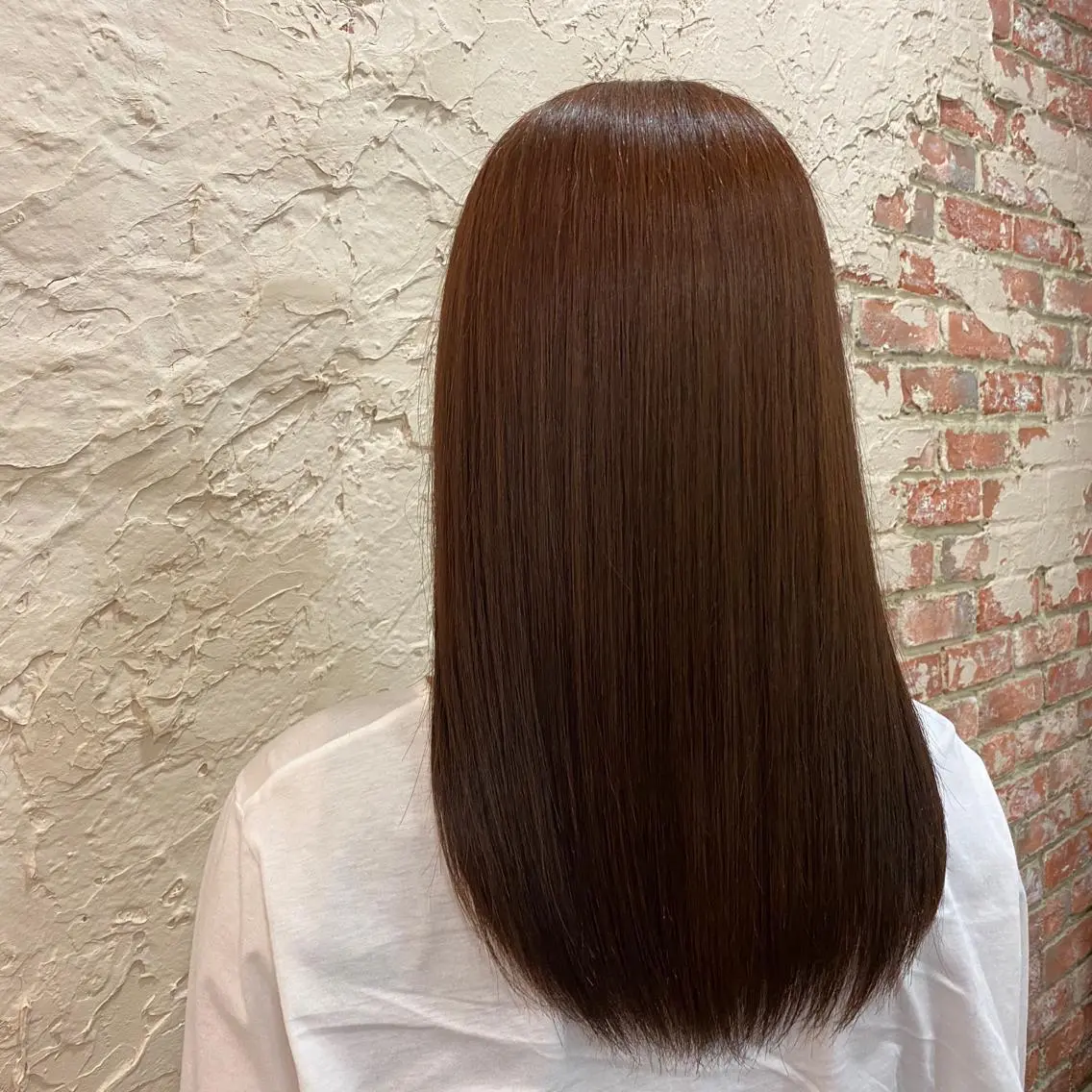 ロング カラー LUSTY 長井明里のヘアスタイル