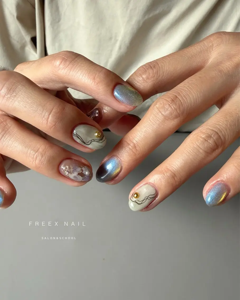 ネイル ニュアンスネイル ハンドネイル ハンドケア freex nail /ニュアンス/個性派のネイルデザイン