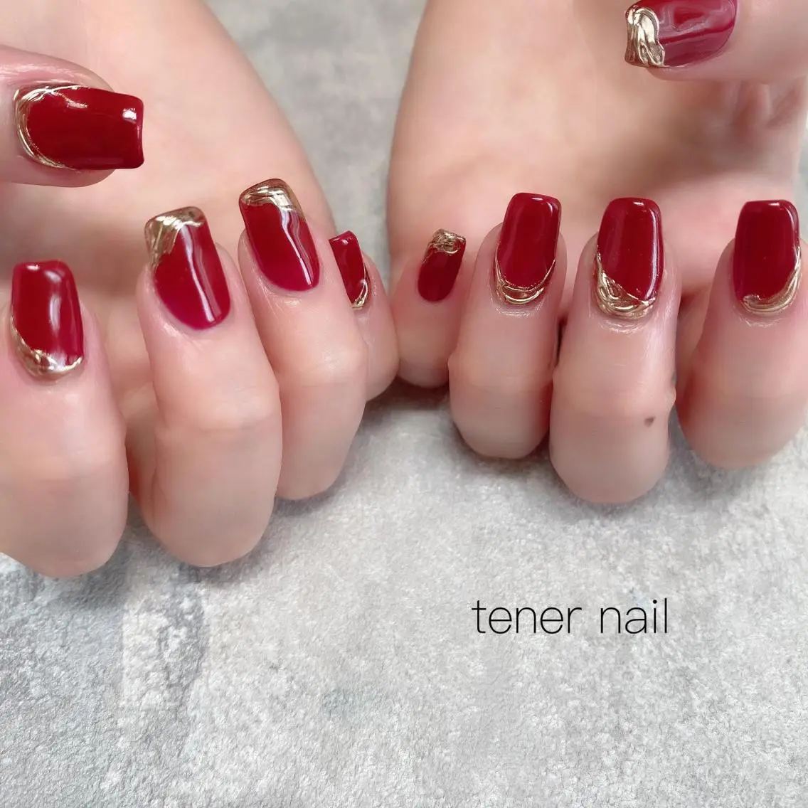 ネイル ミラーネイル ニュアンスネイル テネルネイル tener nailのネイルデザイン