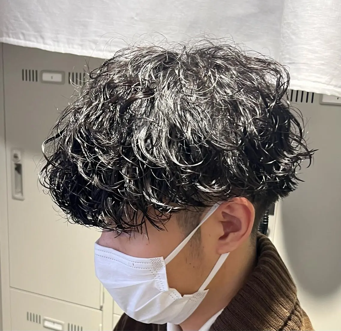 ミディアム パーマ メンズ 横浜駅メンズパーマ師 🌀岩﨑弘成🌀のヘアスタイル