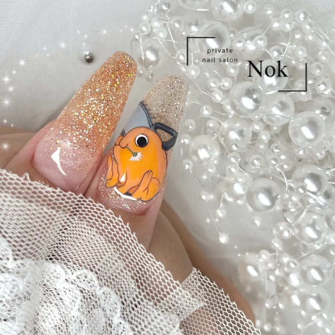 ネイル ハンドネイル 池袋痛ネイル Nok. 渡辺のネイルデザイン