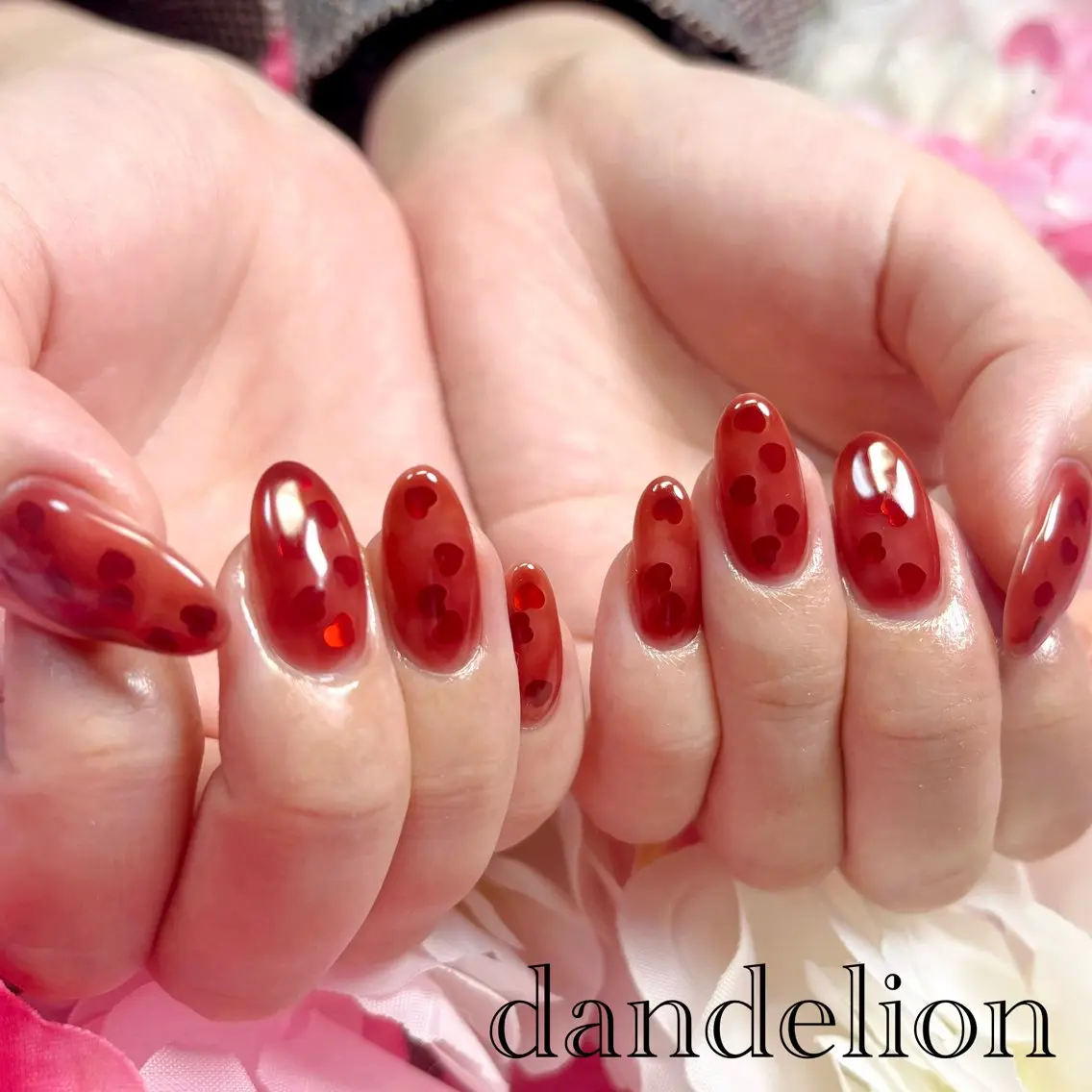ネイル ハンドネイル ハンドケア dandelion ダンデライオンのネイルデザイン