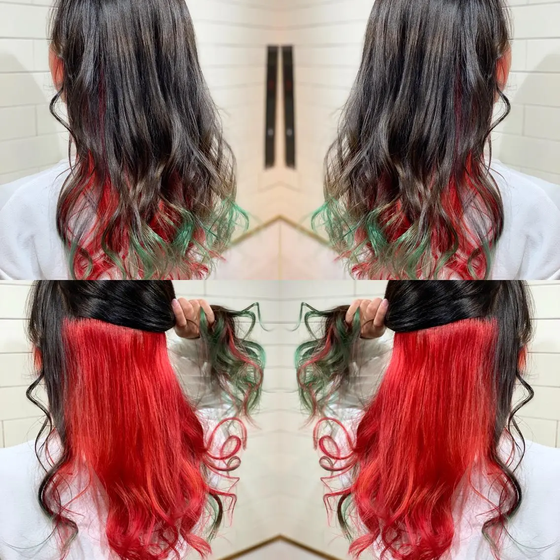 ロング カラー パーマ ヘアアレンジ メンズ キッズ ネイル マツエク・マツパ ヘアカラー トリートメント 髪質改善×ハイトーン 中田啄也のヘアスタイル