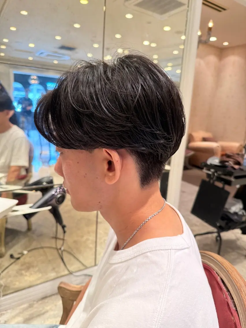 パーマ メンズ メンズパーマ ニュアンスパーマ 無料ショートカット 募集中📛杏のヘアスタイル