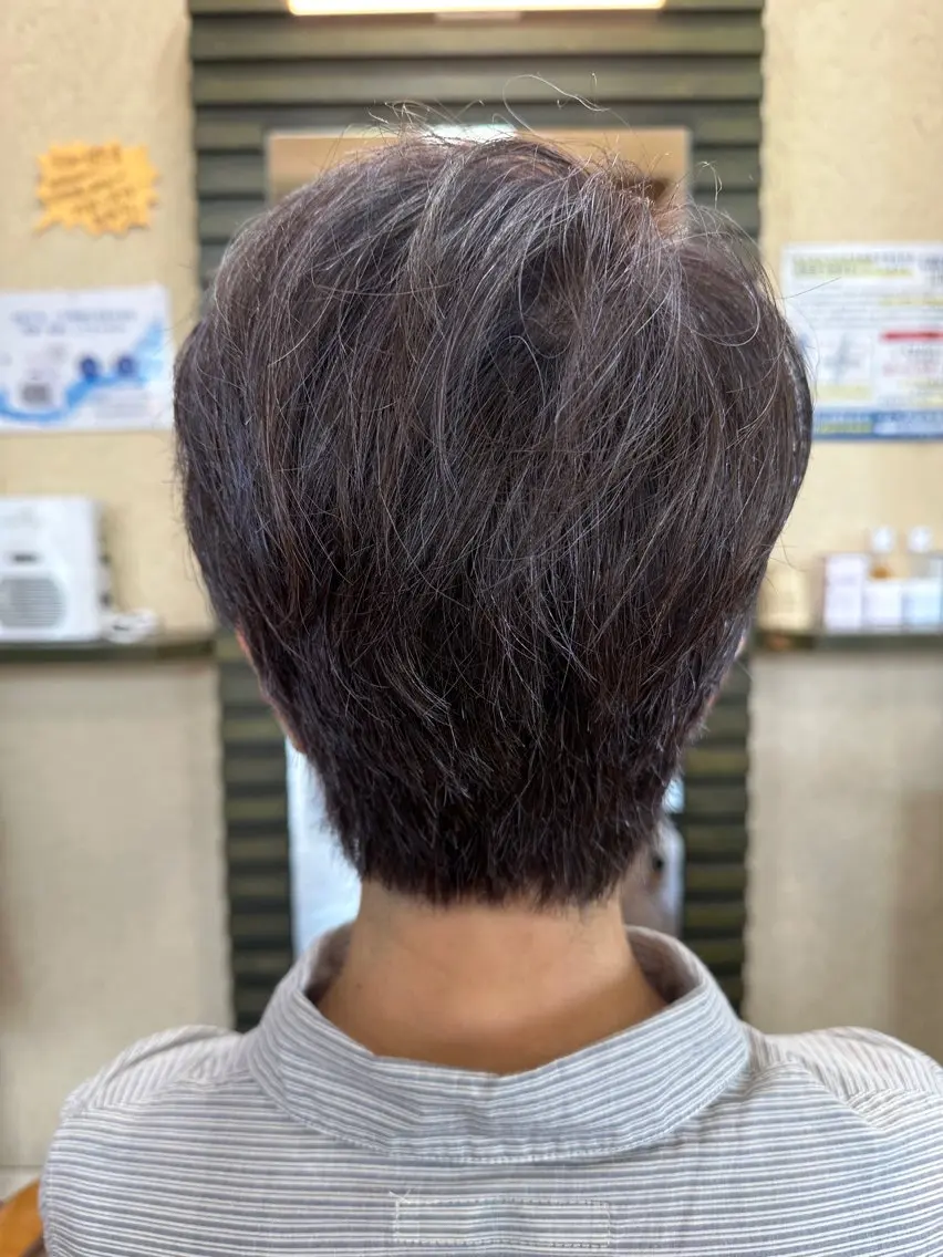 ショート カラー 新田 甲のヘアスタイル