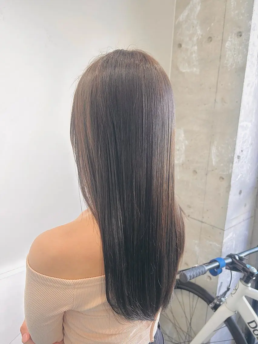 ロング カラー 透明感カラー 髪質改善 トリートメント ヘアカラー トリートメント Keita/天王寺 /透明感カラー✨のヘアスタイル