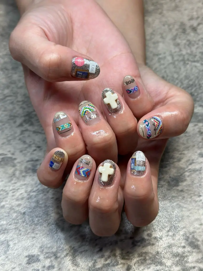 ステッカーアート(パーツ片手に2本まで可能)の写真