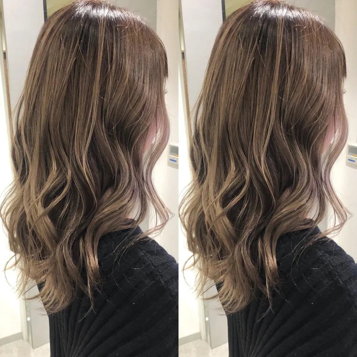 ミディアム カラー カット ヘアカラー トリートメント JILBLAN京都 ショート/ハイライトのヘアスタイル