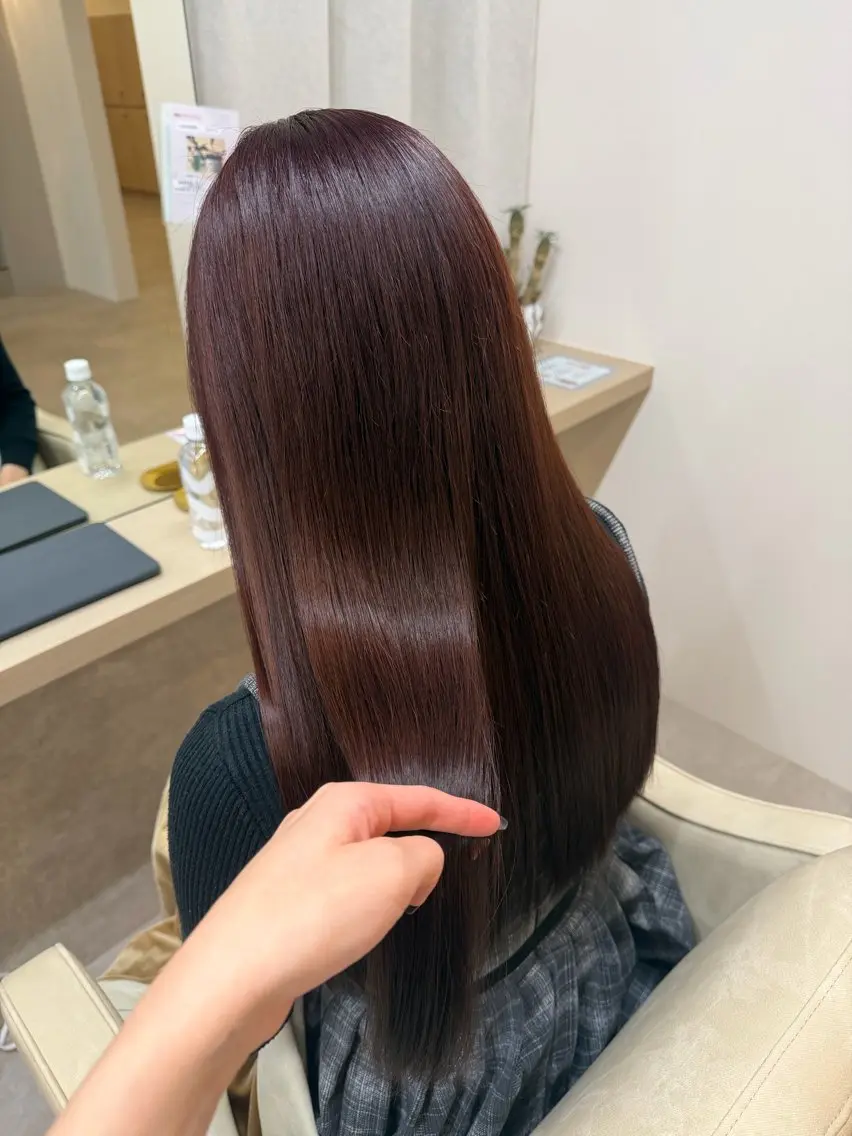 ロング カラー りん/ハイトーン💖 🌈髪質改善✨️浜松のヘアスタイル