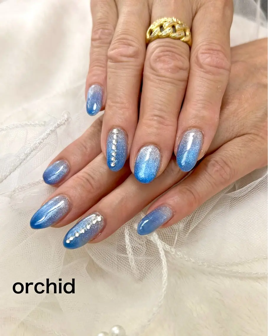 ネイル ハンドネイル orchid ♡オーキッドのネイルデザイン