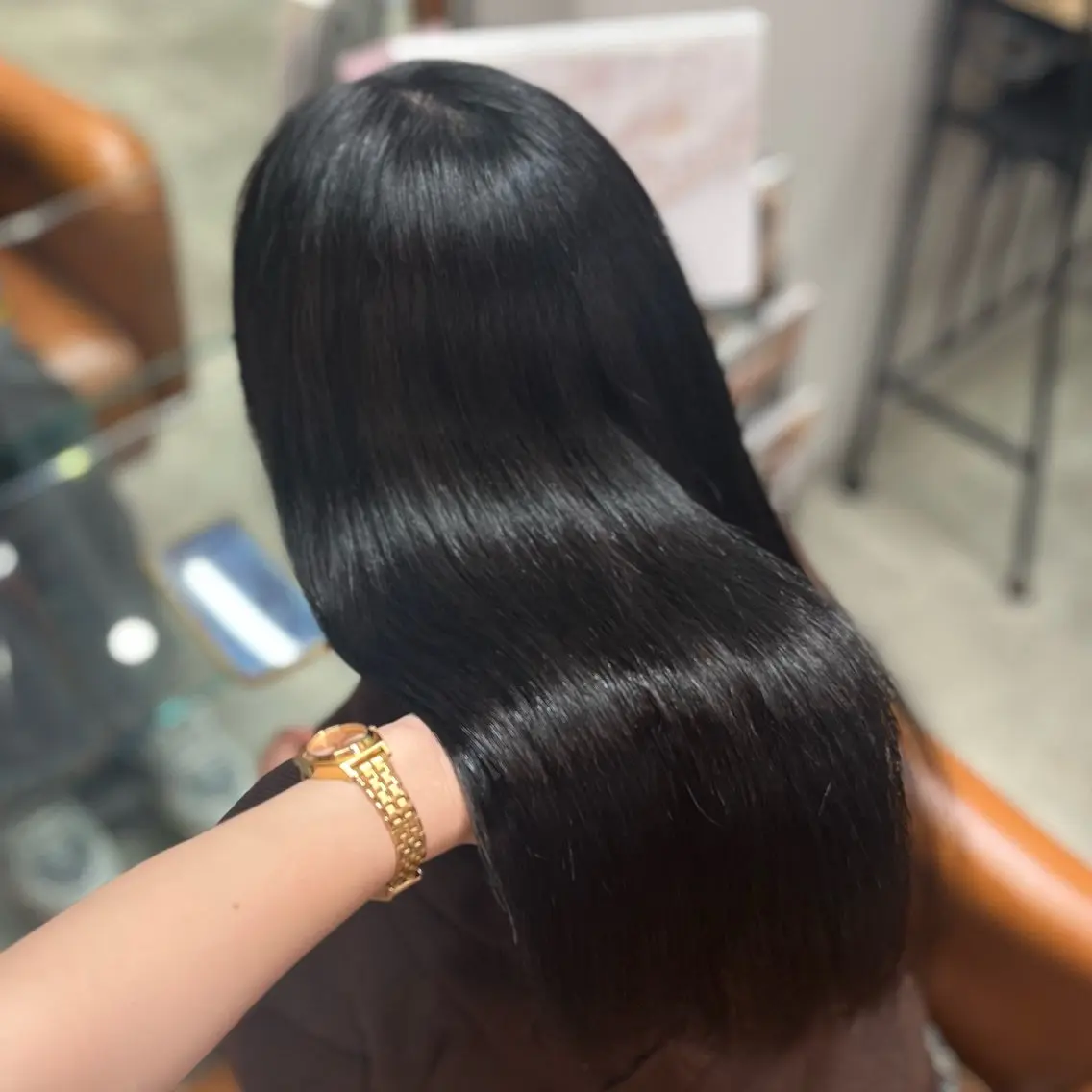 【✨お得なケア付き✨】白髪染めリタッチ+Aujua 1steptreatment🫧の写真