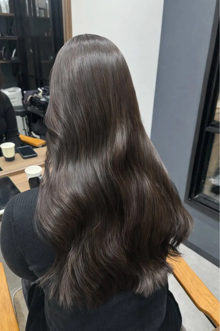 ロング トリートメント ヘアカラー トリートメント 難波 茜のヘアスタイル