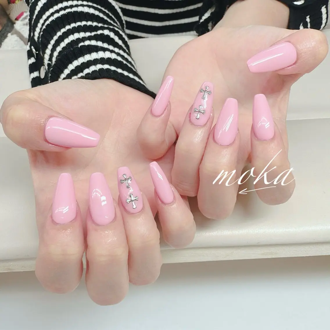 ネイル ハンドネイル ハンドケア 胡蝶蘭レディースサロ ンNailMOKAのネイルデザイン