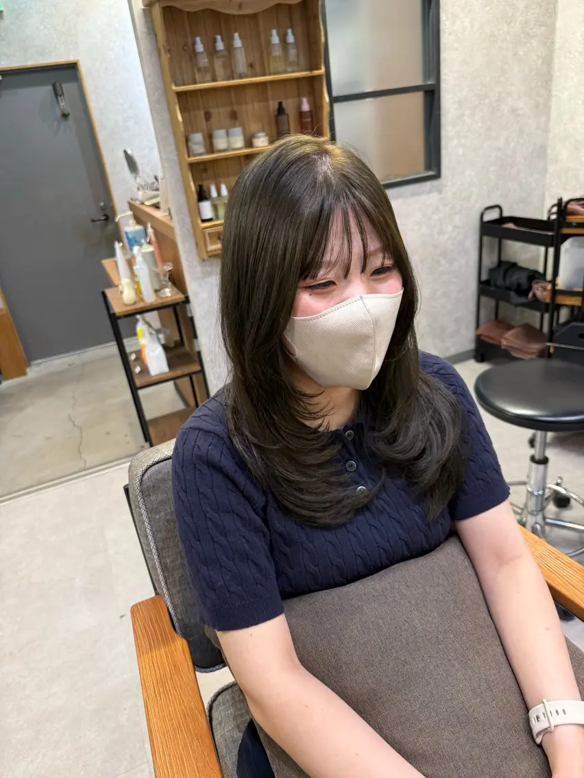 ロング カット ヘアカラー トリートメント 髪質改善/縮毛矯正 /メンズ/佐澤りょうのヘアスタイル