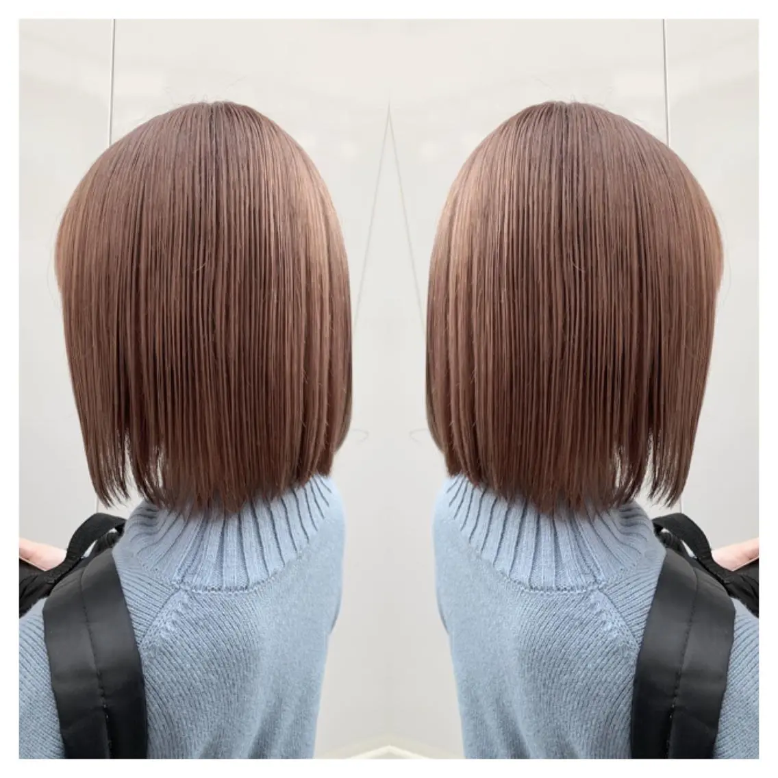 ミディアム カラー カット ヘアカラー トリートメント 村山 茉衣のヘアスタイル