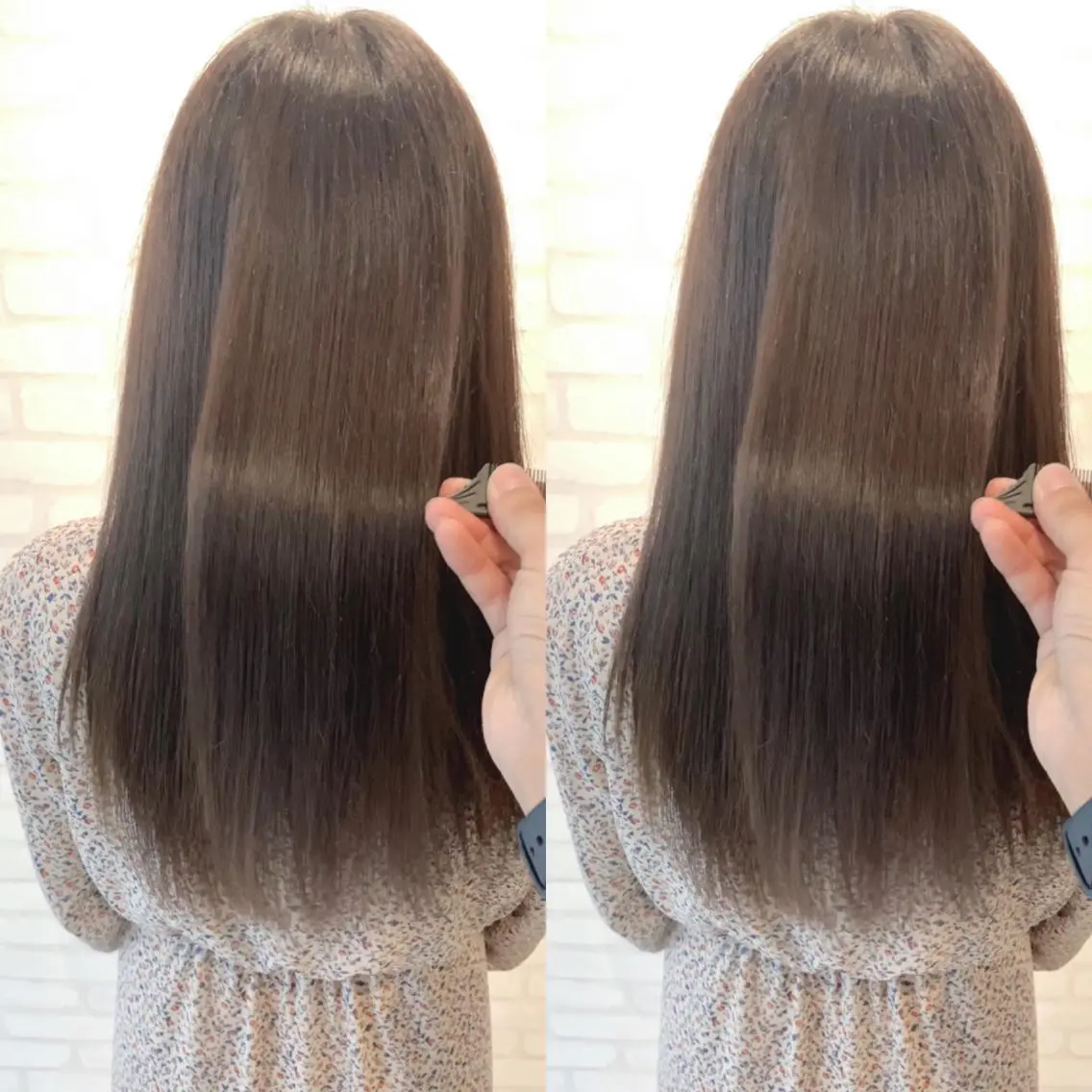 ロング 髪質改善 髪質改善カラーのヘアスタイル