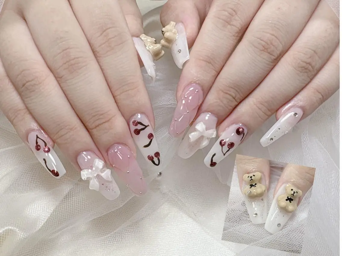 ネイル ハンドネイル ハンドケア 🎀長さだし船橋🎀 ネイルサロンのネイルデザイン