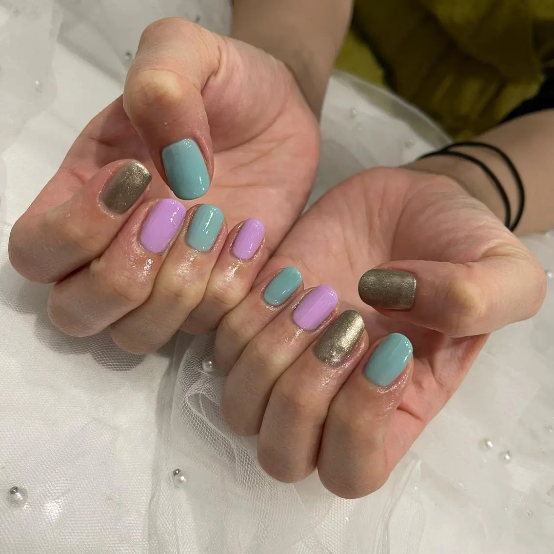ネイル クリアネイル ワンカラーネイル Wish Nail 恒川のネイルデザイン