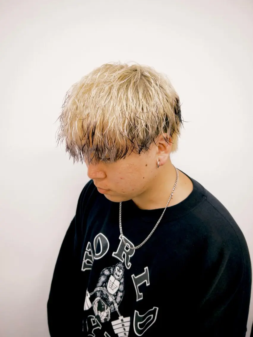 セミロング パーマ メンズ 🏁メンズパーマ/ RYOYAのヘアスタイル