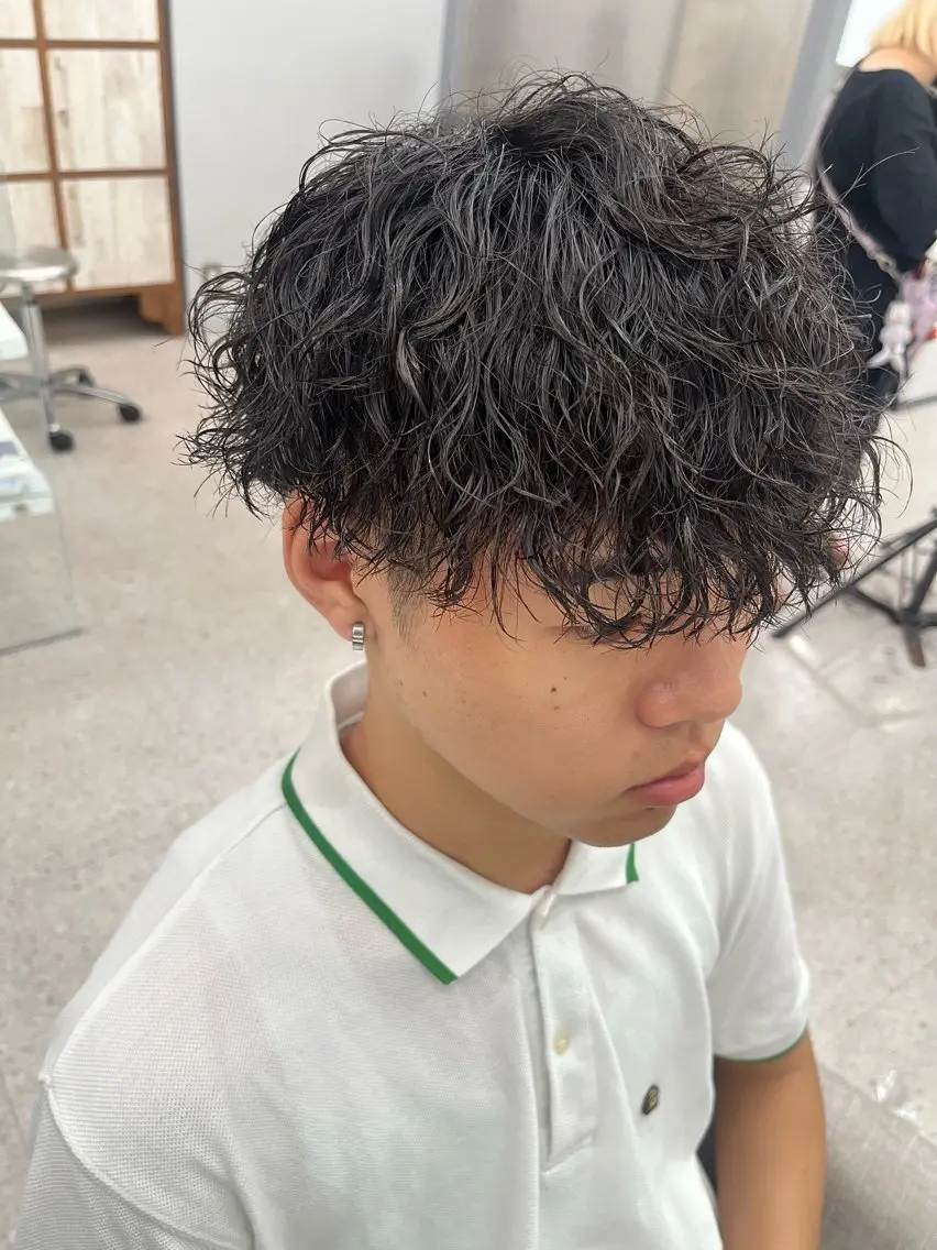 パーマ メンズ 🍐シャドウパーマ メンズ特化/守岡🍐のヘアスタイル