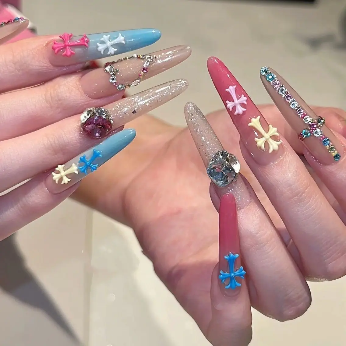 【チップ長さだし】持ち込みデザイン🎨アート&パーツ放題🎀の写真