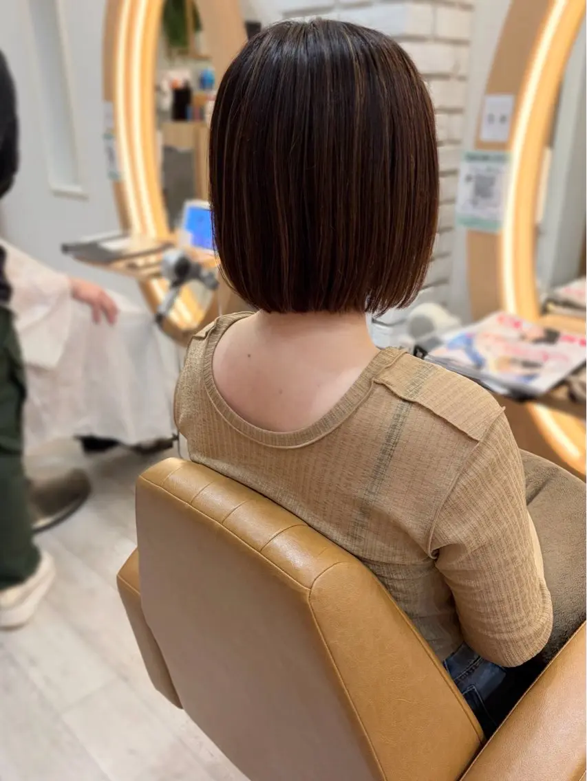 カラー カット ヘアカラー adorable 高橋 ひなののヘアスタイル