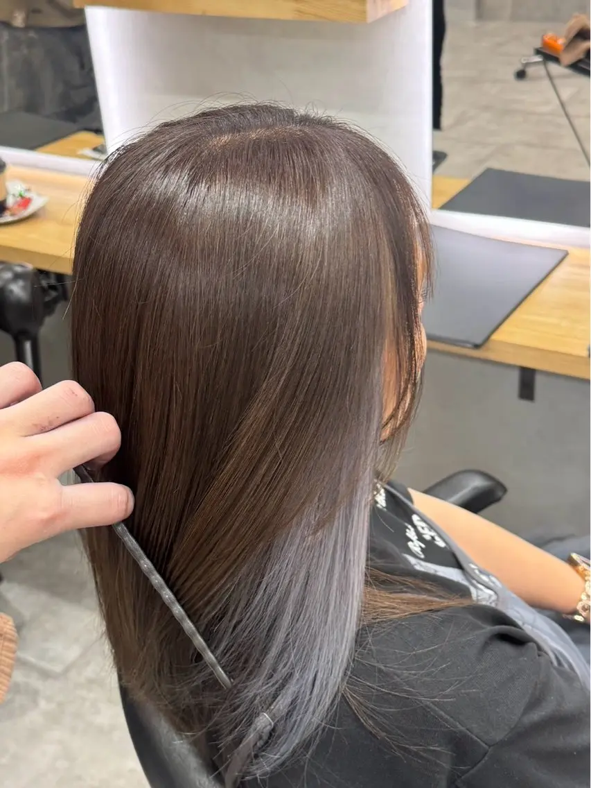 カラー ︎🌟YUYA/複雑 履歴/デザインカラーのヘアスタイル