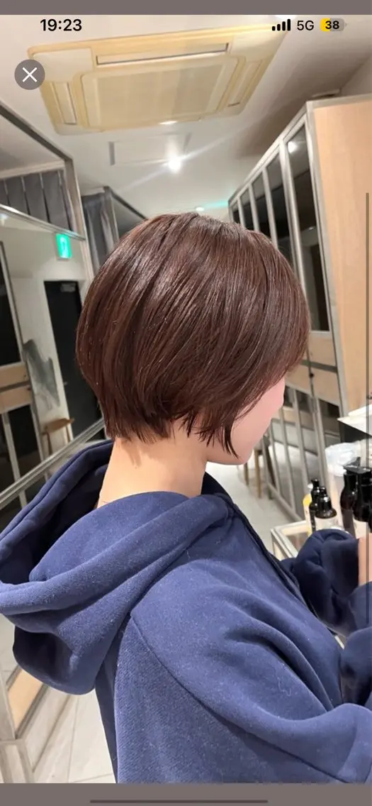 ショート カラー パーマ ショートカット/ 榎本　璃己のヘアスタイル