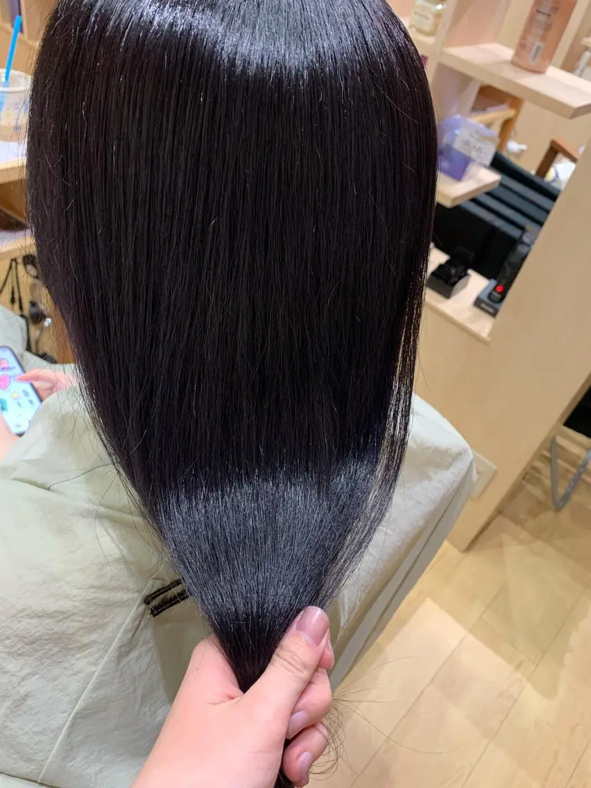 美髪カラー＋バイカルテトリートメントの写真