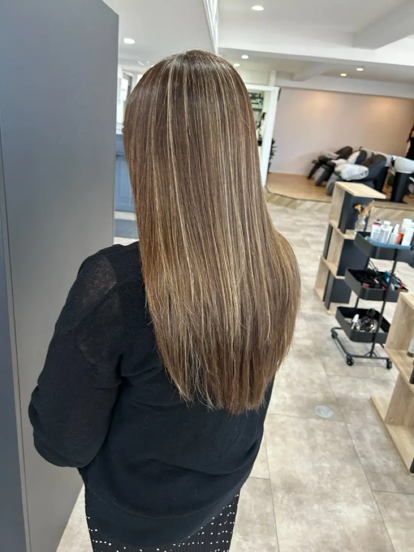 ロング カラー カット ヘアカラー トリートメント 白髪ぼかし特化美容師 古賀雄歩のヘアスタイル