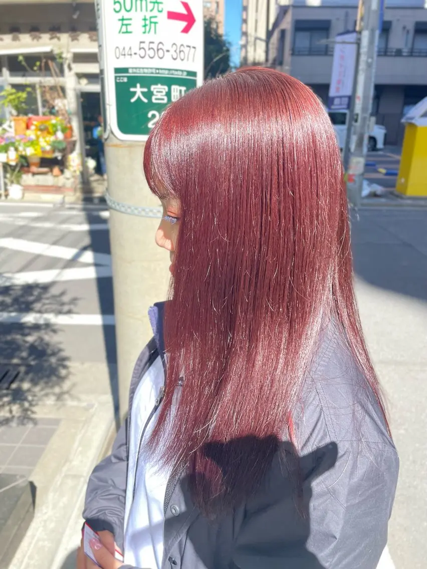 セミロング カラー ヘアカラー トリートメント 【髪質改善・美髪 矯正】🌟だいち🌟のヘアスタイル