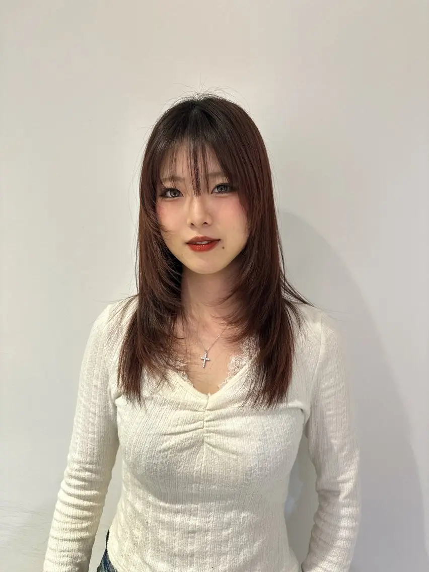 ロング 川崎 智優のヘアスタイル