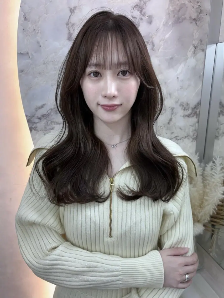 ロング カラー ヘアカラー トリートメント 🍓nonoka🍓 カラーモデル募集中✨のヘアスタイル