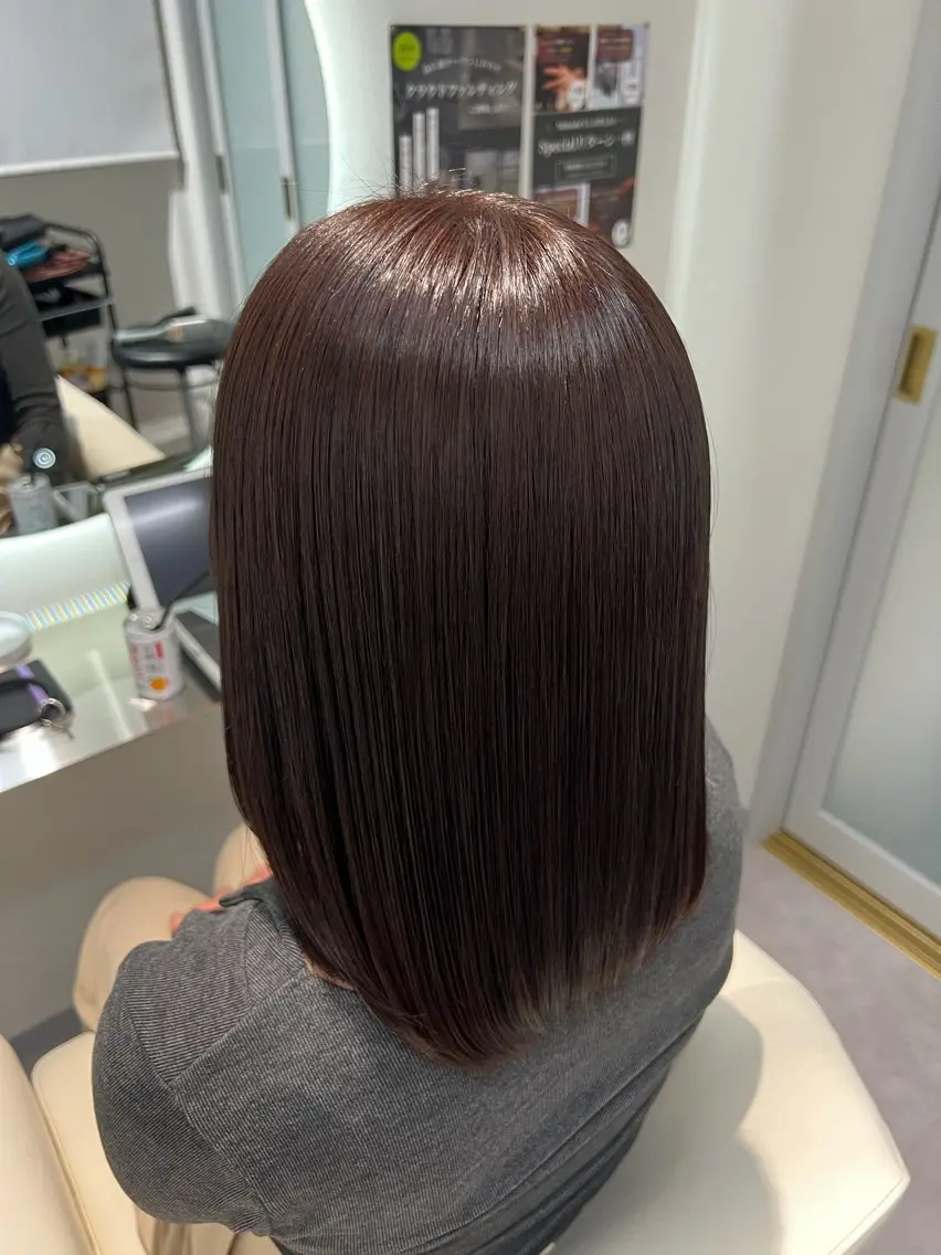 ミディアム パーマ 西川 凜のヘアスタイル
