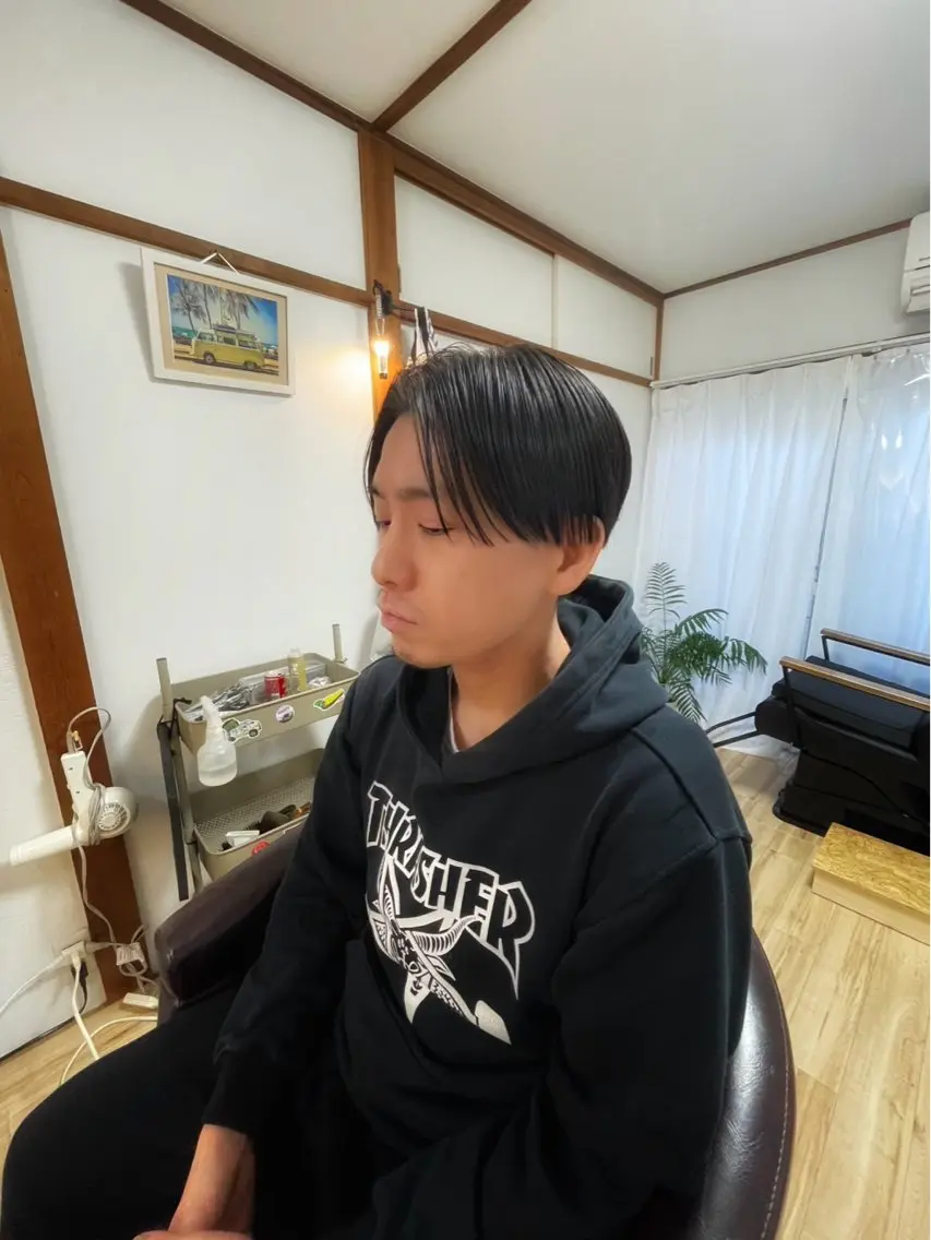 ショート カット 萩森 龍也のヘアスタイル