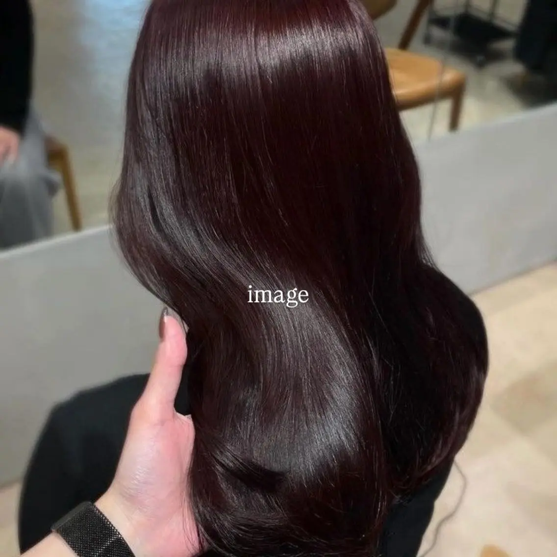 髪質改善カラー+バイカルテトリートメント👑の写真